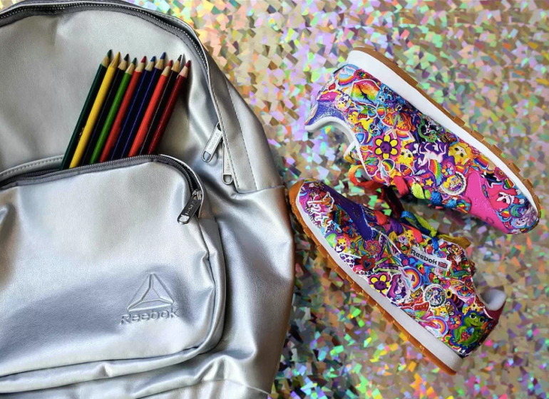 terciopelo Bolsa Pensativo Reebok x Lisa Frank : la collab' collector ! - So Healthy