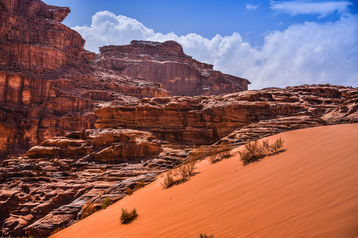 Le désert Wadi Rum en Jordanie