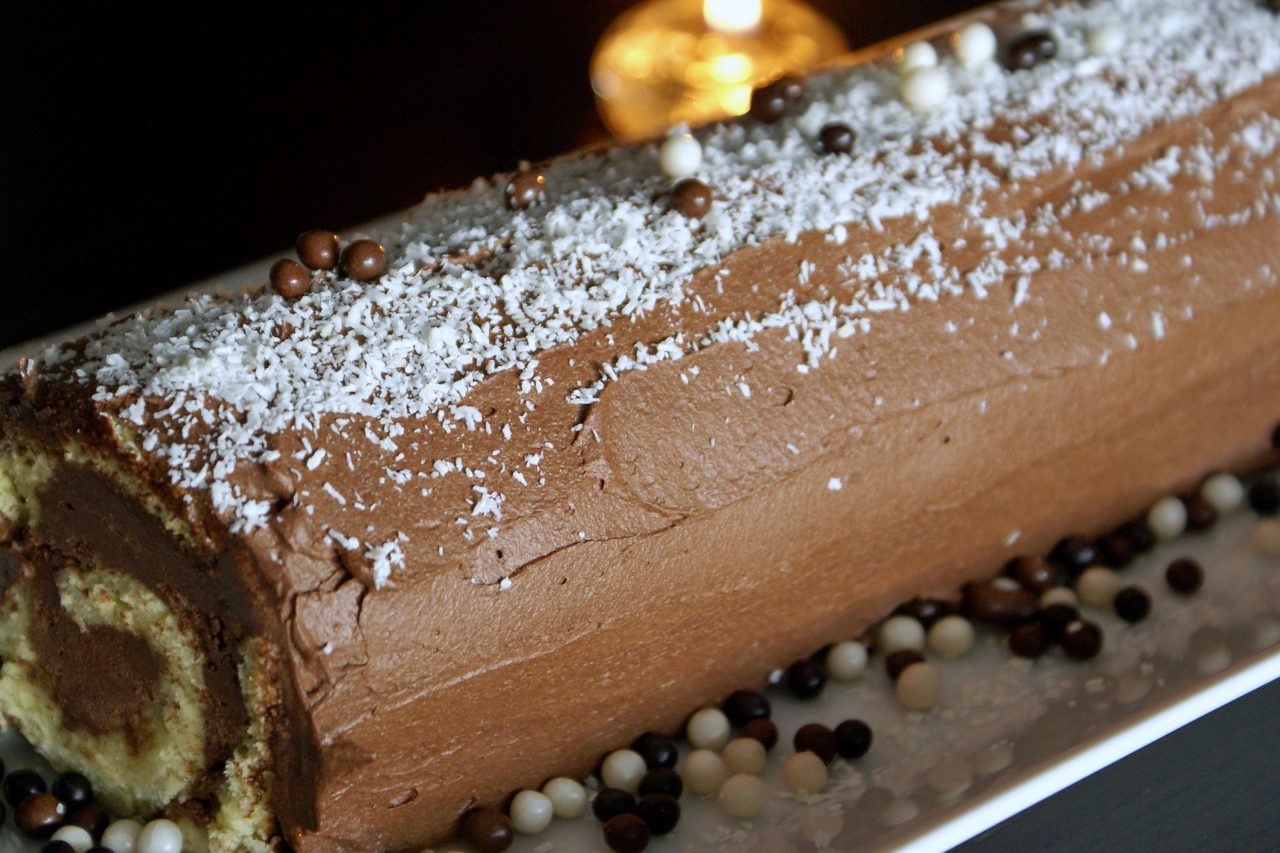 Recette de bûche de Noël healthy - So Healthy