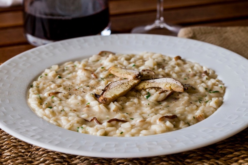 risotto ai funghi champignon cremoso