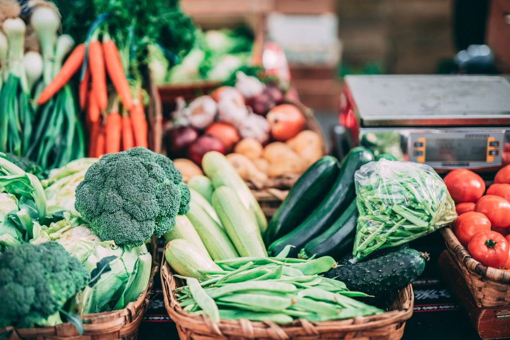 fruits et légumes de juillet