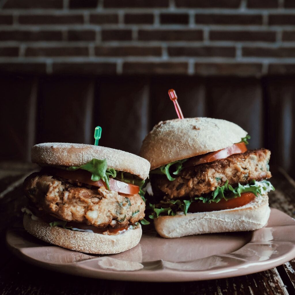 burger au poulet healthy